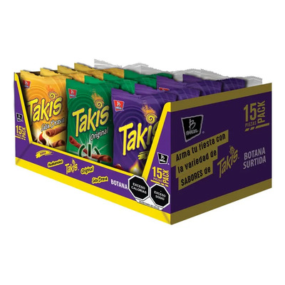 Barcel Pack Takis 15pzs | MercadoLibre