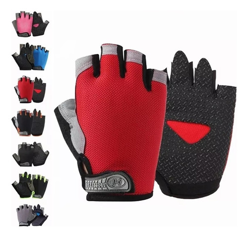 Guantes Gimnacio Par Gym Gimnasio Pesas En Bicicleta Deporte