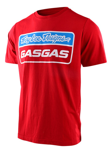 Playera Tld Gasgas Team Stock Ss Rojo Tld Original