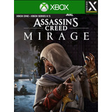 Código Digital Assassin's Creed Mirage Xbox Xs 