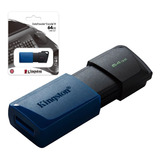 Pen Drive Kingston 64gb Datatraveler Exodia M Dtxm/64gb 3.2