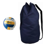 Bolso Pelotero Reforzado Bolson Material + 10 Pelotas Voley