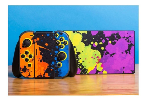 Etiqueta De Vinil Nintendo Switch Skin Splatoon