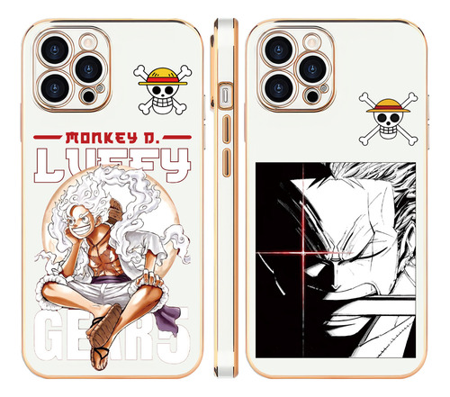 Luffy Zoro One Piece Funda Para iPhone Funda 2pcs Opuw11
