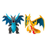 2pcs Mega Charizard X Y Muñeca Peluche Juguete Niños Regalo