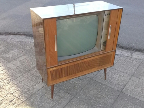 Televisor Philipis Mueble Integrado Años 60 No Funciona