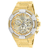 Invicta 25868 Bolt Reloj Dorado De Cuarzo Con Pantalla Analó