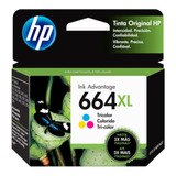 Tinta Hp 664 Xl Tricolor (original)