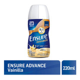 Suplemento Nutricional Ensure Advance Vainilla 220ml X 12u