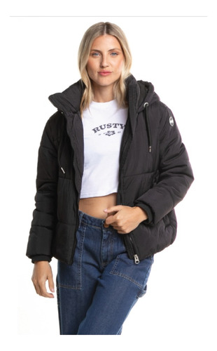 Campera De Abrigo Rusty Smile Puffer Mujer Shop Oficial 