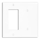 80708w 2gang 1blank 1decora/gfci Device Combination Wal...