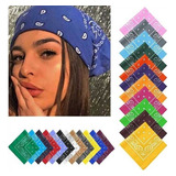 Pañoleta Bandana Diseño Estampada Colores Pañuelo