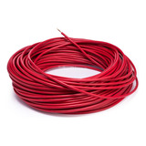 Cable Flexible Automotriz Calibre 16 Rojo Rollo 30 Metros