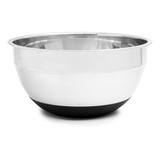 Bowl Acero Inoxidable Base De Silicona 28 Cm Antideslizante Color Negro