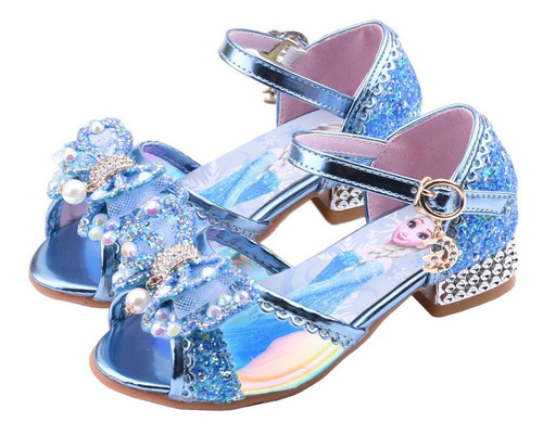 Zapatos De Tacón Alto Para Niños Frozen Summer Princess Elsa