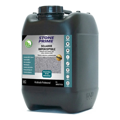 Sellador Hidrófugo Stone Prime Natural Stone 5L Para Piedras y Muros | Meses sin interés