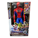 Muñeco Avengers Spiderman Luz Sonido 30cm Articulado