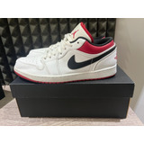 Zapatillas Jordan 1 Low Red Usadas Poco Uso Blancas Red