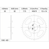 Kit Corona Piñon Y Cadena Honda Dax 70  37z-15z- 2r