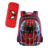 Mochila Spiderman Para Niños De Primaria Nueva