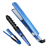 Plancha Alisadora Plancha De Cabello + Rizadora Titanium