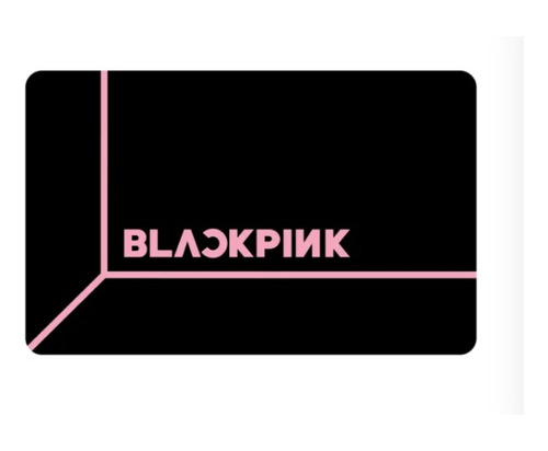 Sticker Diseño Black Pink Tarjeta Bip / Debito