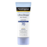 Neutrogena Ultra Sheer Dry-touch Protector Solar, Crema Fps 