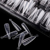 100pcs Nail Forms Full Cover Gel Mold Tips Nail Extensio Nna