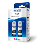  2 Botellas Tinta Epson Negro T544 L1110-l3110-l3150-l5190 