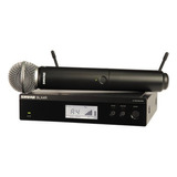 Sistema Inalámbrico De Mano Shure Blx24rar Microfono Sm58