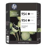 Dual Pack Cartucho De Tinta Hp 954 Negro Original