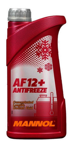 Refrigerante Mannol Antifreeze Af12 G12 1lt Rojo Germany