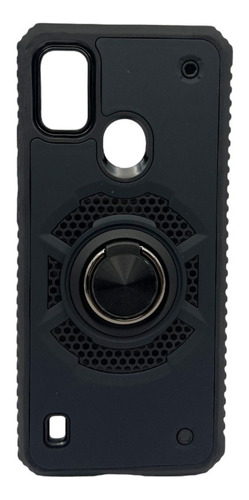 Funda Para Zte Blade A51 Anillo Rudo Mate Protector + Mica