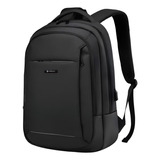 Bolso Morral Portail Hardley Puerto Usb  Bolsillo Seguridad Color Negro