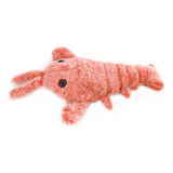 Lobster Cat Toys Plush, Con Carga Usb Interactiva, Vívida
