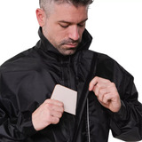 Traje Equipo Piloto Lluvia Moto Nylon Pioneira Storm Rpm