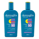 Combo X2 Dermaglos Protector Solar Fps 50 Emulsión X 250 Ml