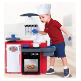 Cozinha Classic Menino Armário Pia Fogão Geladeira Cotiplás