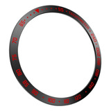 Anillo De Reloj Rojo Para Samsung Galaxy Watch4 44mm, Scratc