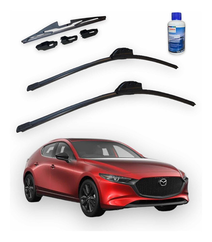 3 Plumas Limpiaparabrisas Mazda 3 Hb 2019 2020 2021 2022 23