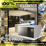 Soporte Set 52x36 Kit  Estante Microondas / Horno Electrico