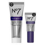 No7 Retinol Puro Crema De Noche 25ml + Crema De Ojos 5ml