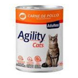 Alimento Húmedo Agility Gato Adult Pouch Lata Pollo 340gx2un