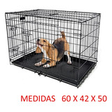 Transportador Jaula Metálica Para Mascotas Caja Perro Grande