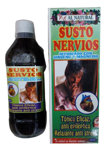 Susto Nervio Antiestres Jarabe Natural X1 Importada Peru