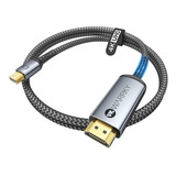 Warrky Cable Mini Displayport A Hdmi 4k, [carcasa De Alumini