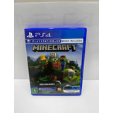 Jogo Minecraft Playstation 4 Edition Ps4 Mídia Física Usado 