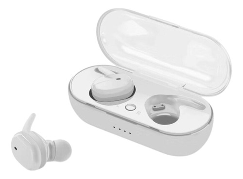 Auriculares Inalámbricos Bluetooth Con Pantalla Táctil En Color Blanco