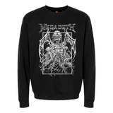 Buzo Estampado Varios Diseños Megadeth Trash Metal 