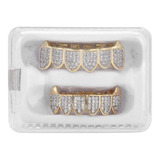 Grillz Dientes Set Hip Hop Prop Grillz Dientes Decoración Pa